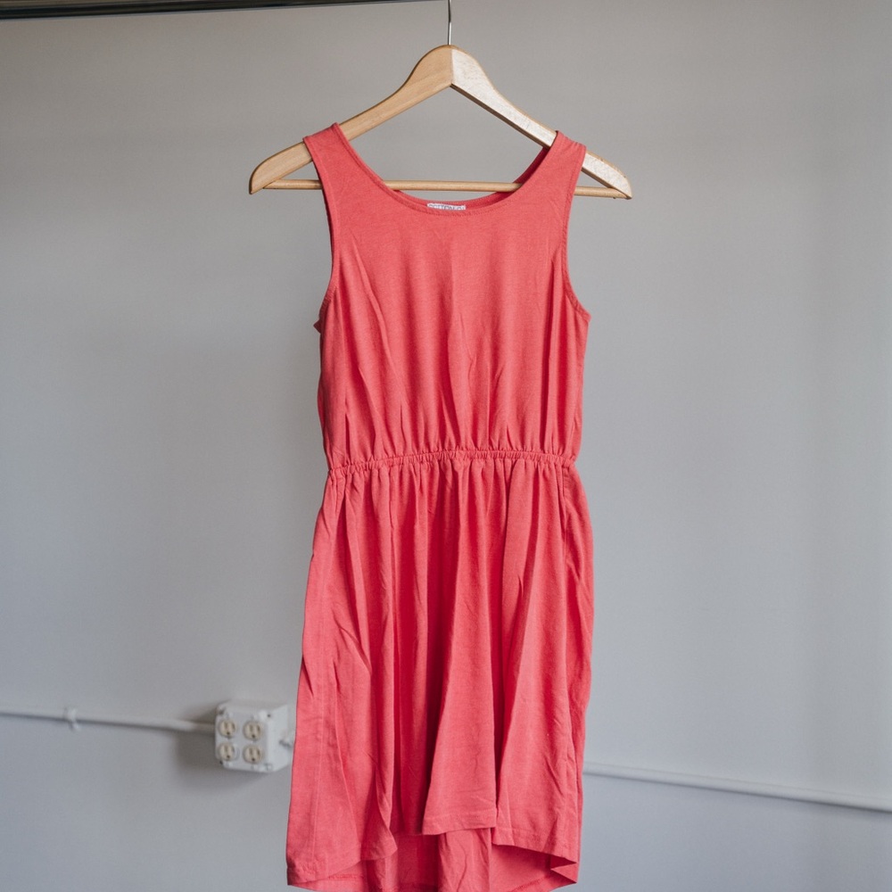 Cotton On Coral High Low Dress